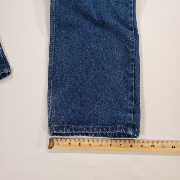 Lee Jeans Mens 40x32 Heavy Blue Denim Relaxed Fit Straight Leg Casual Classic - Picture 14 of 15